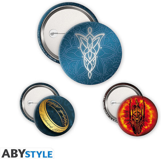Κονκάρδες 3 Τεμ Lord Rings Badge Pack Middle Earth Abyacc570