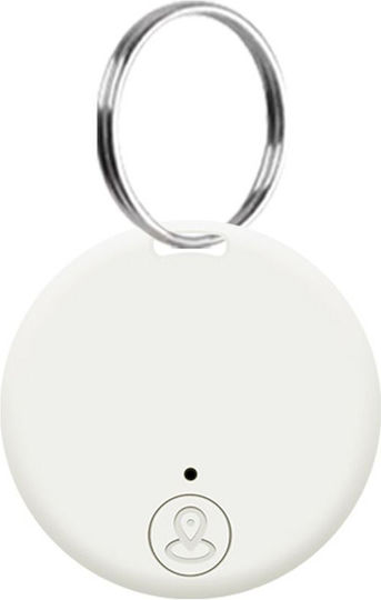 Mini Round Apple Find My & Google Find Hub Λευκό