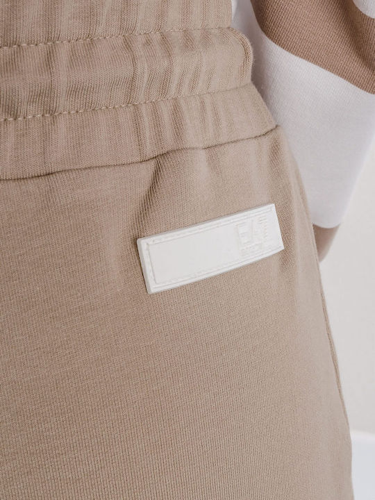 Damen Stoff Hose Beige