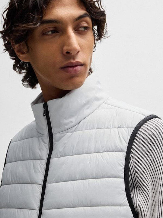 Sleeveless Jacket Waterproof Light Gray