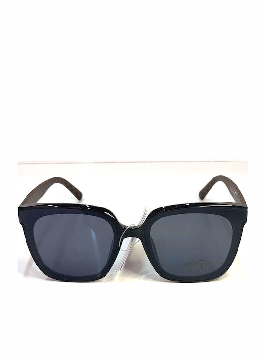 Woman's Fashion Ochelari de soare Μαύρα cu Cadru & Negru Lentilă Woman's Fashion Ochelari de soare Μαύρα cu Cadru & Negru Lentilă