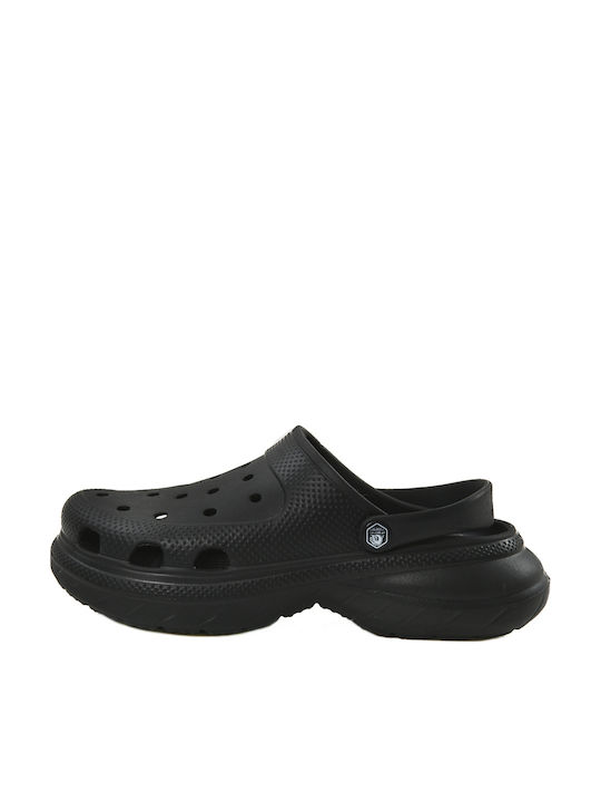 Body Action Women's Clogs Black