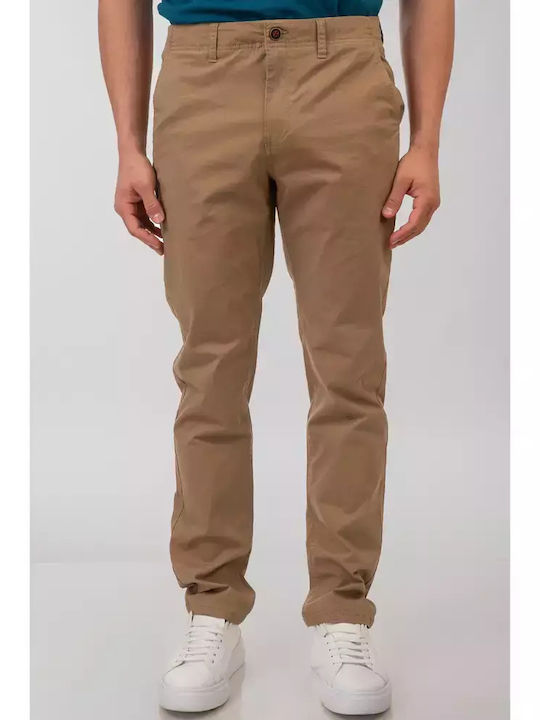 Παντελόνι Chino Ελαστικό σε Κανονική Εφαρμογή Camel