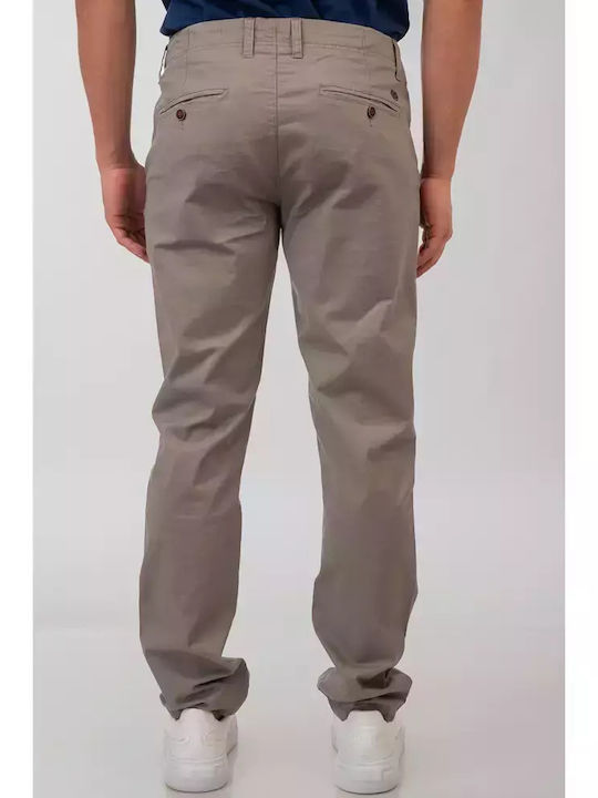 Παντελόνι Chino Ελαστικό σε Κανονική Εφαρμογή Steeple Grey