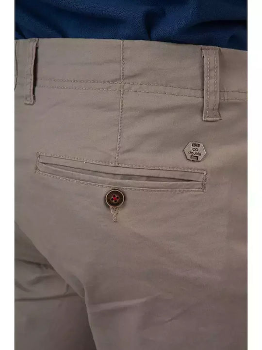 Παντελόνι Chino Ελαστικό σε Κανονική Εφαρμογή Steeple Grey