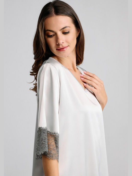 Pen-ky Summer Women's Nightdress Grey-mint