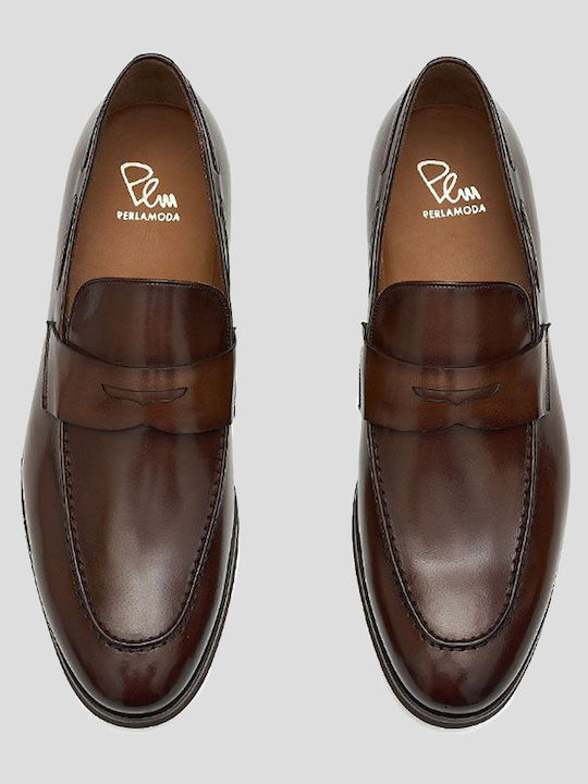 Δερμάτινα Ανδρικά Loafers σε Καφέ Χρώμα