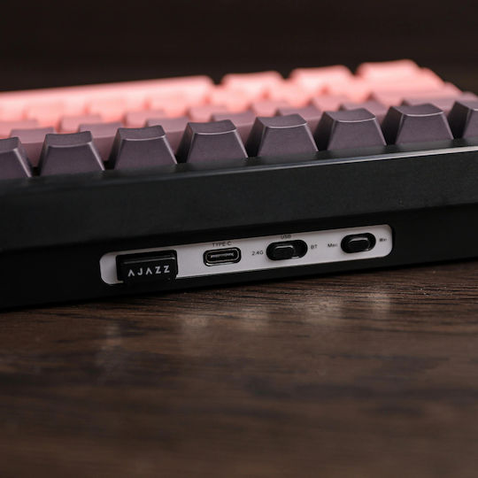Ajazz AK820 Max Gaming Mechanical Keyboard 75% with Flying Fish switches and RGB lighting (English US) Gray
