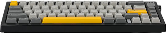 Ajazz AK820 Max Gaming Mechanical Keyboard 75% with Flying Fish switches and RGB lighting (English US) Gray