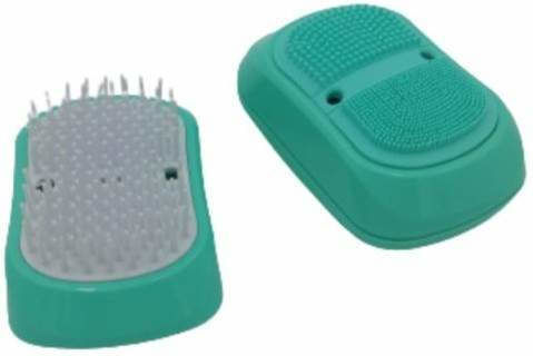 Bürste Massage für den Kopf Grün