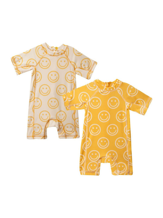 Two In A Castle Kids Swimwear One-Piece Beige