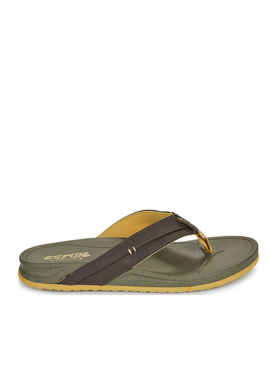 Men's Flip Flops Khaki