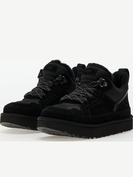 Lowmel Black Μαύρα Ανδρικά Μποτάκια