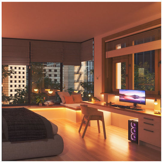 Nanoleaf Inteligent Bandă LED Wi-Fi RGBW Lumină 5m Tip SMD2835