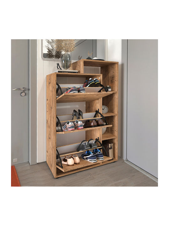 Lego Wooden Shoe Organizer Green 90x32x143cm