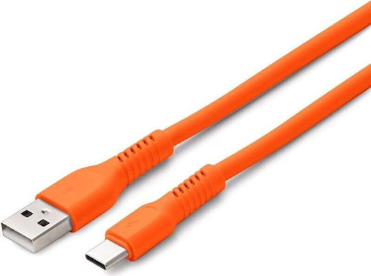Colorum Редовна USB 2.0 Кабел USB-C мъжки - USB-A мъжки Оранжев 1.8м (CK60-AC-10)