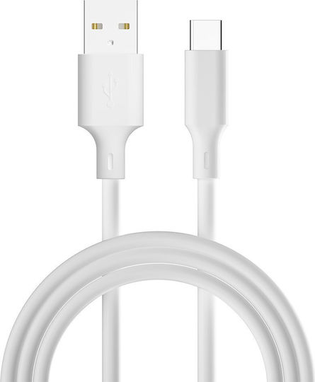 Forever USB 2.0 Cable USB-C male - USB-A / USB-C White 1.5m