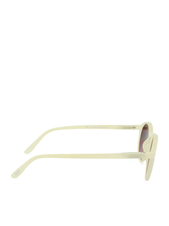 Izipizi Unisex Sunglasses with Yellow Plastic Frame and Yellow Gradient Lens