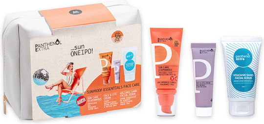 Panthenol Extra Σετ με Αντηλιακό Προσώπου & Νεσεσέρ SPF50 4τμχ