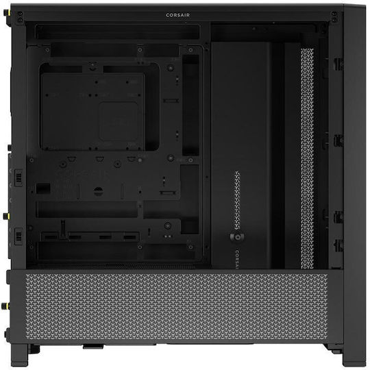 Corsair Frame 4000D Gaming Midi Tower Κουτί Υπολογιστή με Πλαϊνό Παράθυρο Μαύρο