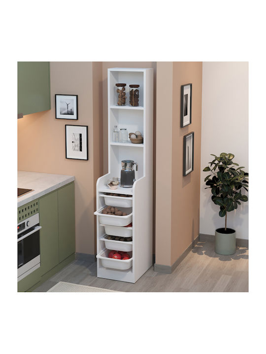 Utah Bodenstehender Schrank White 34.6x44.3x178cm