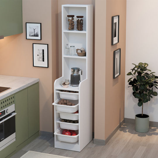 Utah Bodenstehender Schrank White 34.6x44.3x178cm