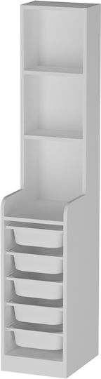 Utah Bodenstehender Schrank White 34.6x44.3x178cm