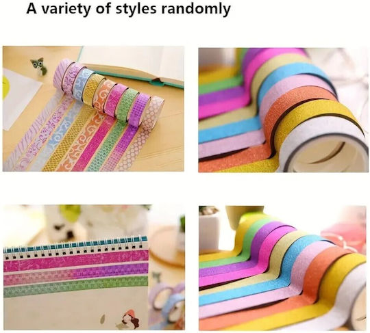 Glitter Decorative Adhesive Tape Designs 10pcs 4sxo11