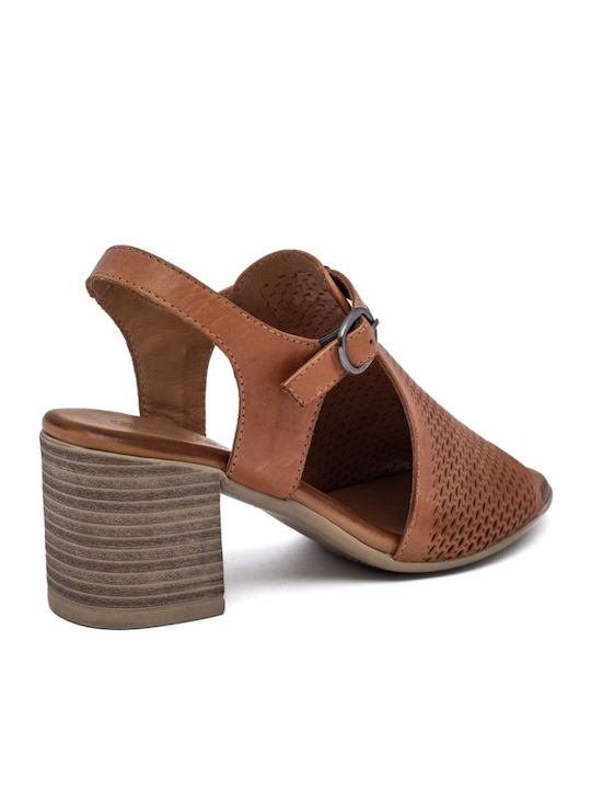 Leather Sandals Anatomic Brown