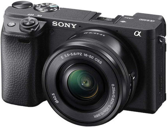 Sony A6400A Mirrorless Φωτογραφική Μηχανή Body Μαύρη