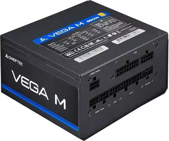 Chieftec VEGA Μ 850W Μαύρο Τροφοδοτικό Υπολογιστή Full Modular 80 Plus Gold