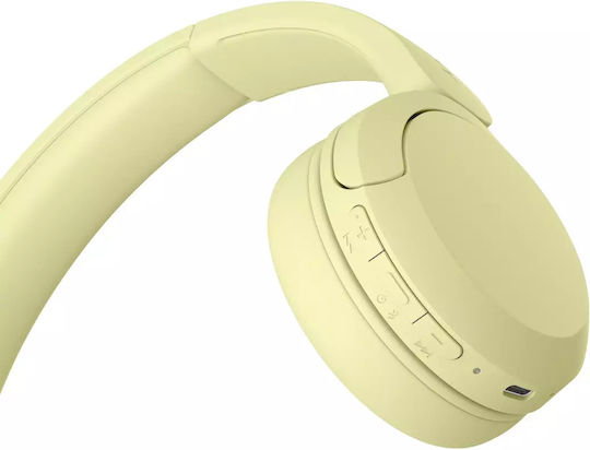 Sony WH-CH520 Wireless Bluetooth On Ear Headphones with 50 Hours Playing Time and Quick Charge Yellow