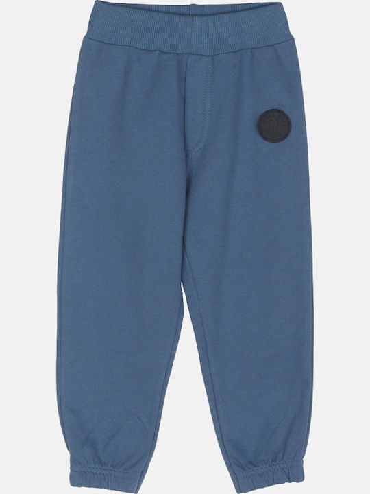 Kids Sweatpants Set Blue-grey, Yellow 2pcs Urban Adventure