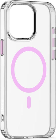Etteri Color Mag Задна корица Силикон / Пластмаса Розов (iPhone 14 Pro)