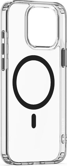 Etteri Color Mag Back Cover Silicone / Plastic Black (iPhone 15 Pro Max)