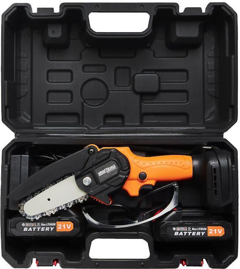 Kraft & Dele Αλυσοπρίονο Μπαταρίας 2x1.5Ah 18V με Λάμα 13cm