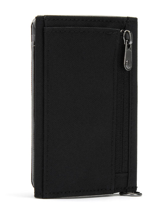 Trifold Wallet Ανδρικό Πορτοφόλι Μαύρο