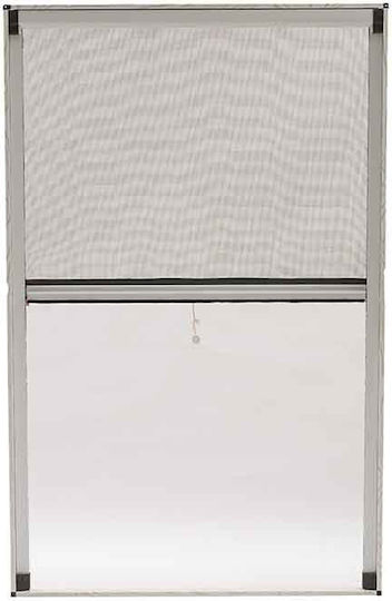Bormann BPN3300 Window Mosquito Net Vertical Movement Fiberglass White With Frame 160x120cm