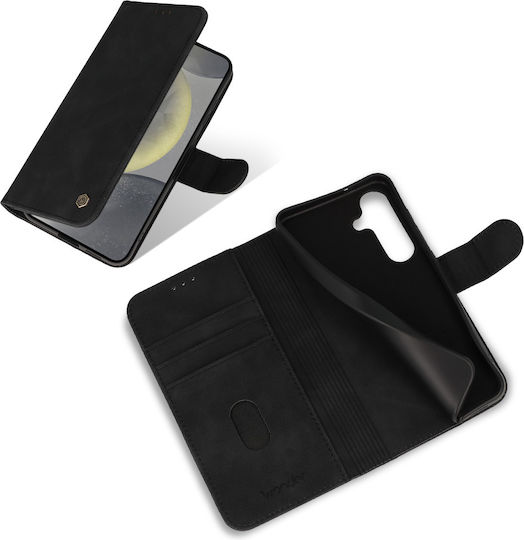 Wonder Wallet Δερματίνης / Σιλικόνης Μαύρο (Xiaomi 14 ProRealme 14 Pro)