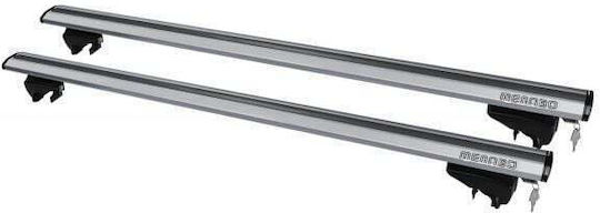 Menabo 135cm. 2014+ (with Roof Rack Legs and Lock) Silver
