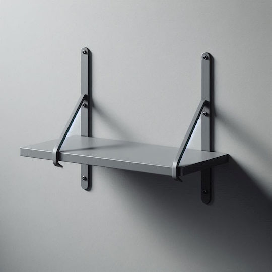 Ράφι Pal Gray 80x20x1.8εκ.