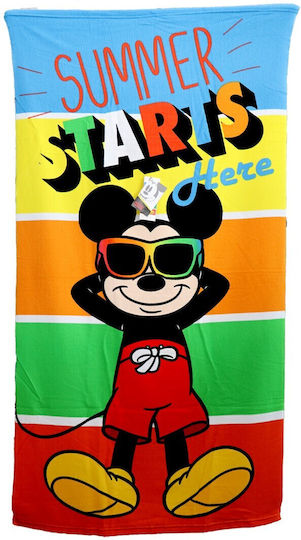 Disney Mickey Παιδική Πετσέτα Θαλάσσης Mickey 137x67εκ.
