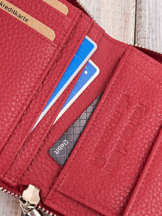 Дамско Портмоне с RFID Червен