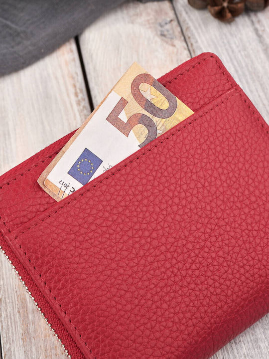 Дамско Портмоне с RFID Червен