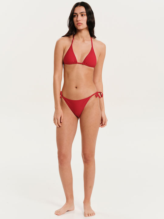 Bikini Triunghi Roșu