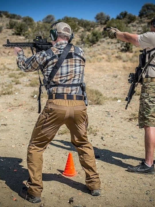 Helikon Tex Hybrid Tactical PolyCotton Ripstop Κυνηγετικό Παντελόνι σε Μαύρο χρώμα