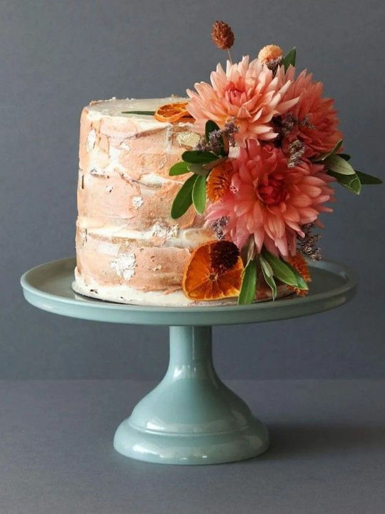 Green Kuchenständer Kunststoff mit Fuß Grün
