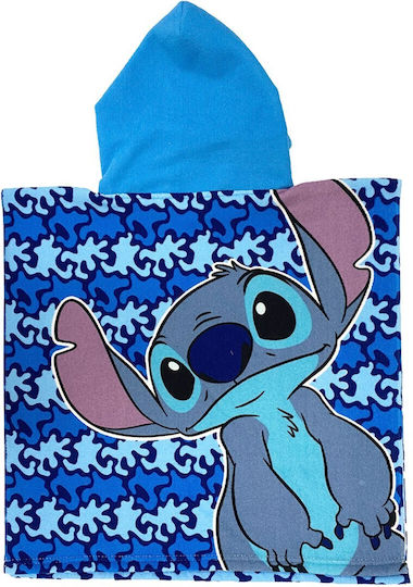 Disney Lilo Stitch Kids Beach Poncho Blue