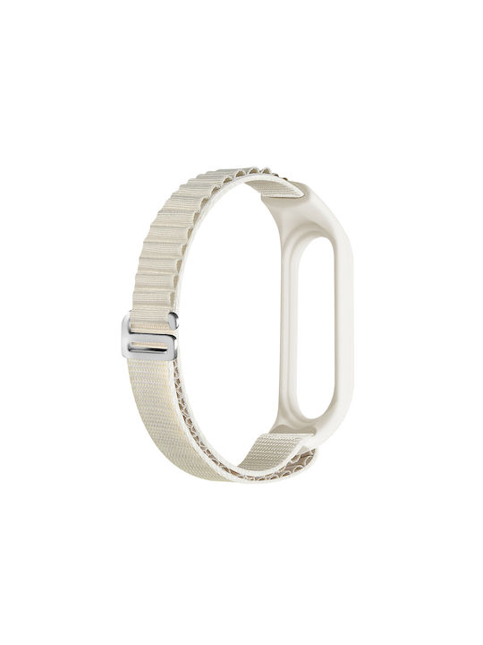 Leewello Каишка Бял (Mi Band (Xiaomi) M3, M4, M5, M6, M7)