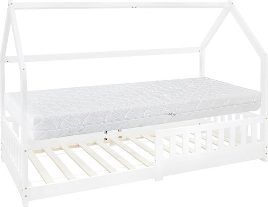 Kinderbett Montessori Einzelhöhe Matratze 16cm für Matratze 90x200cm